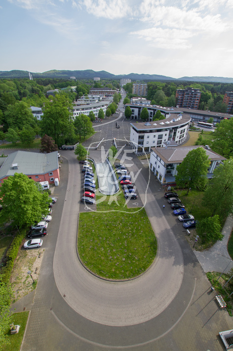 Blick vom Sennestadthochhaus