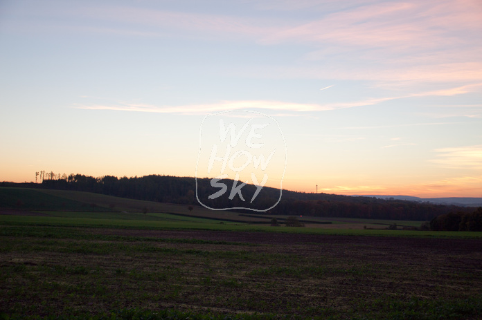 Sonnenuntergang im Teuto