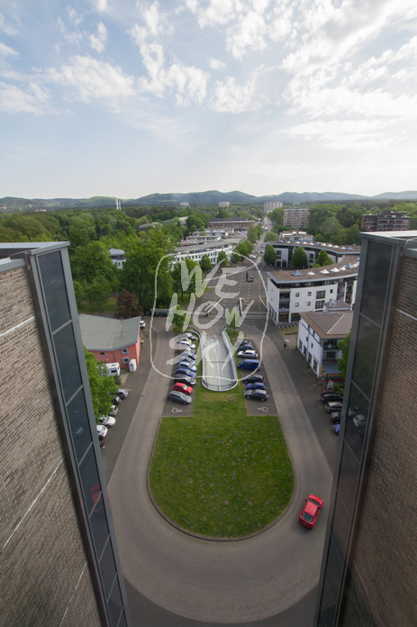 Blick vom Sennestadthochhaus