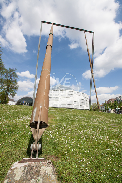 Stadthalle mit Spiegel